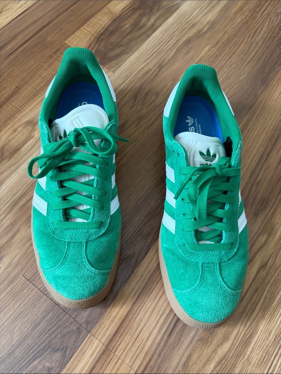 adidas Other - adidas Gazelle ADV shoes in a "Green/Cloud White/Gum" colorway.